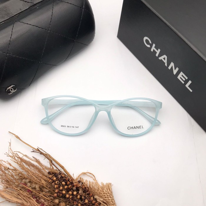 FRAME KACAMATA CAT EYE BIRU BENING MINUS BACA WANITA CATEYE 3503