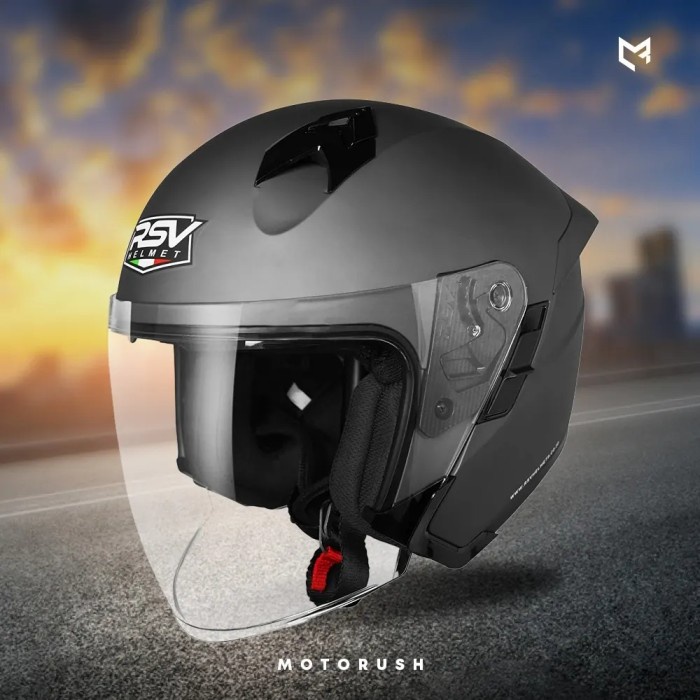 Helm Rsv Sv300 Charcoal Doff Double Visor Rsv Helmet Sv300