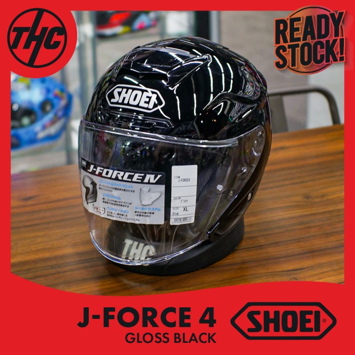 Shoei J-Force 4 Gloss Black Half Face Helm J Force4 Original