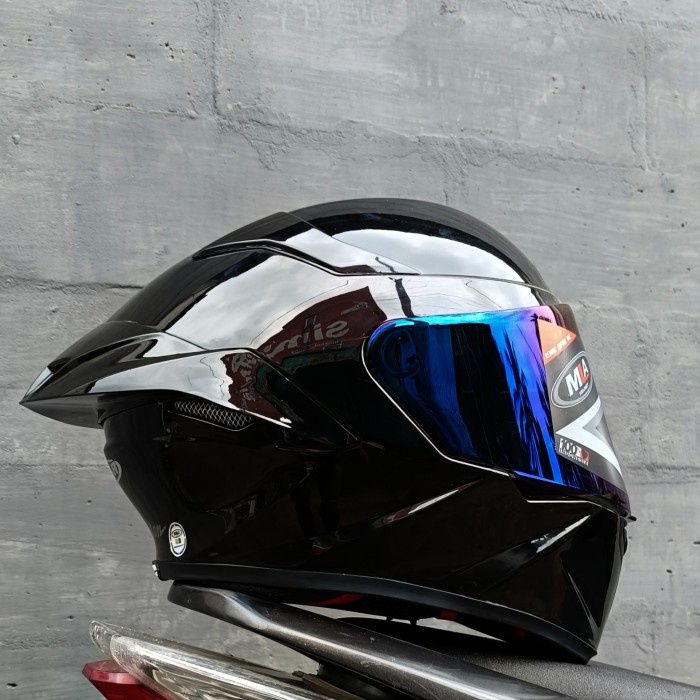 Helm Full Face Model Kyt Tt Cors , Mla Crypton Paket Ganteng Venom Visor