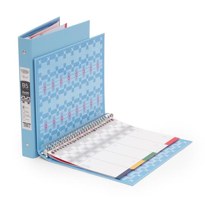 

pintar- Bantex B5 Multiring Binder - Sky Blue - Batik Series (1 Pcs) #1336 23