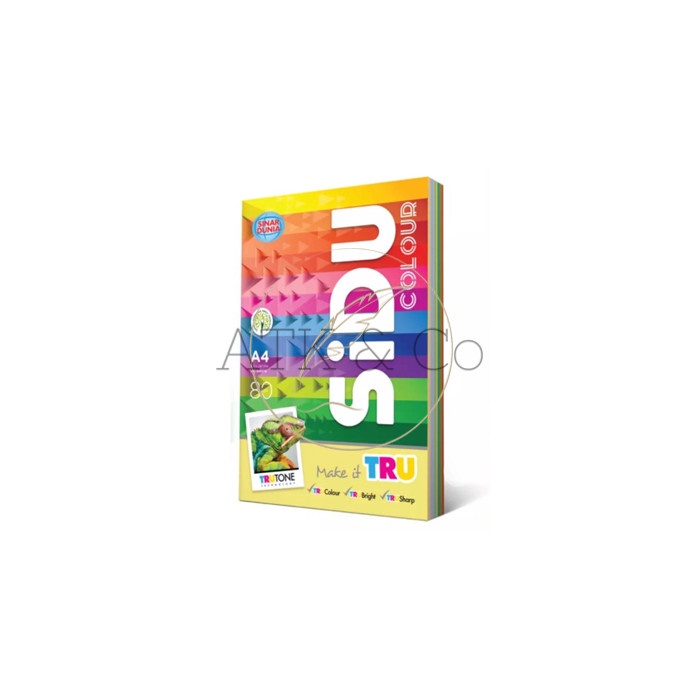 

pintar- Kertas HVS SIDU Warna Rainbow A4 80gr Sinar Dunia Fotocopy Print Paper