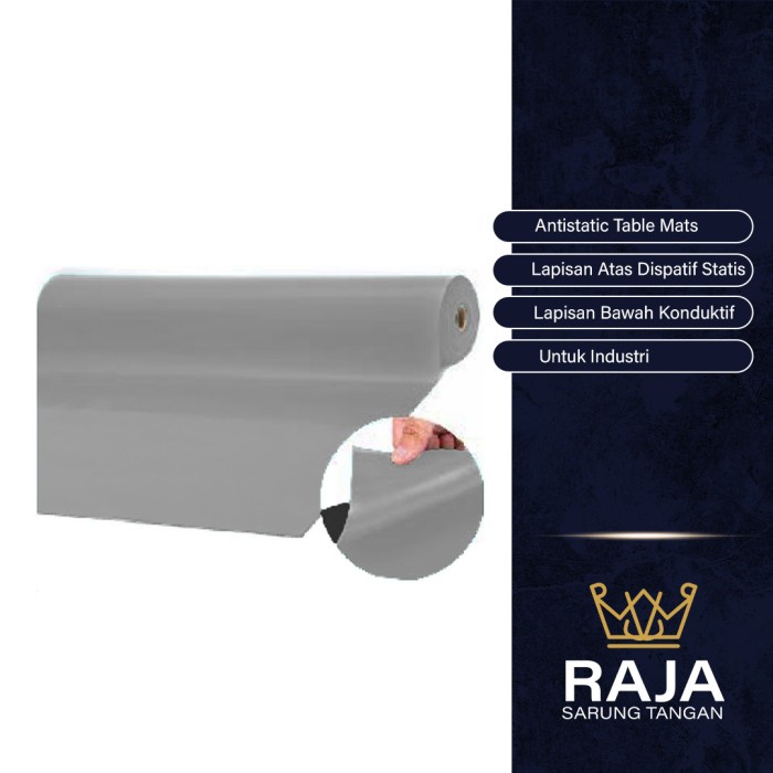 

pintar- ESD Table Mat Antistatic / Disipatif Statis / Konduktif 1roll / 10m