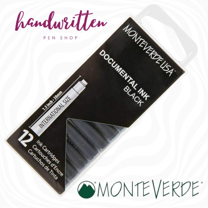 

MONTEVERDE WATERPROOF FOUNTAIN PEN INK CARTRIDGE REFILL/ TINTA FOUNTAIN PEN