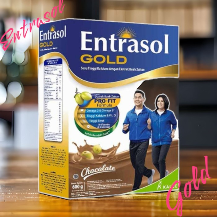 

BARANG TERLARIS Entrasol Gold Susu Bubuk Nutrisi Dewasa Chocolate 600gr