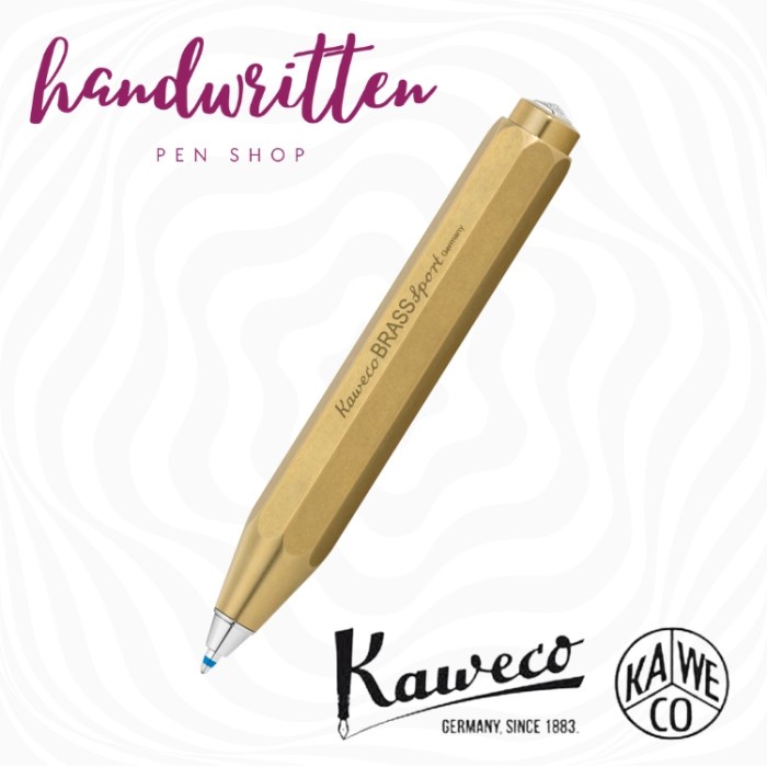 

KAWECO SPORT BRASS BALLPOINT PEN / PULPEN