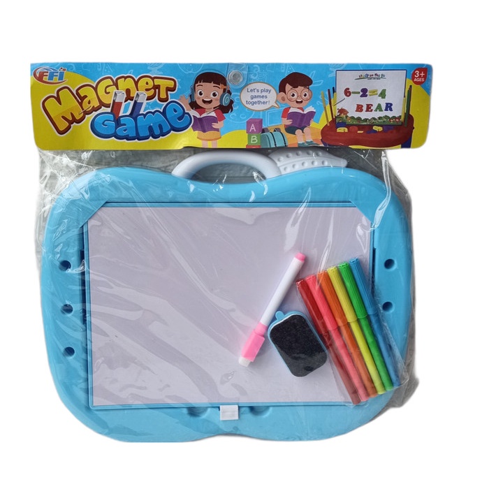 Future Toys - Mainan Papan Tulis Magnetic Drawing Board Meja Belajar Anak Fu1131