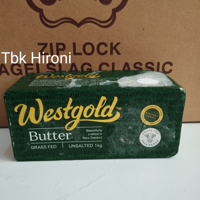 

Terlaris Butter Westgold Unsalted 1Kg Ready