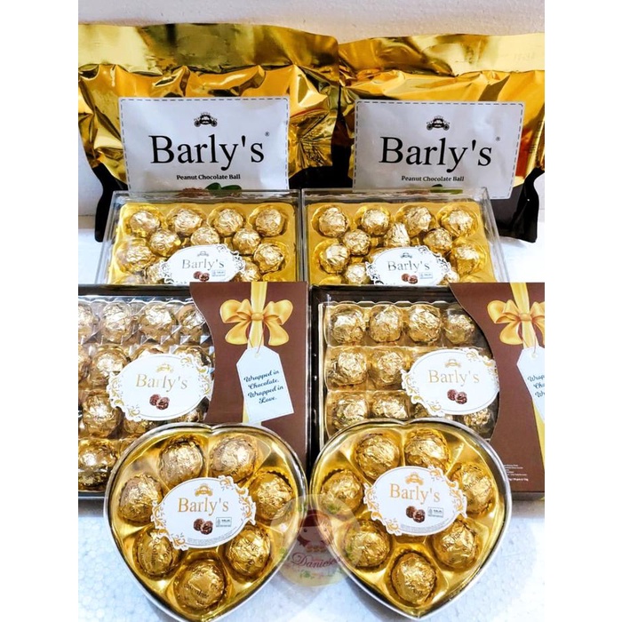 

Coklat Import I Barly's Peanut Choco Ball Isi 24 pcs spt ferrero rocher DS Bgr Chocolate Cokelat