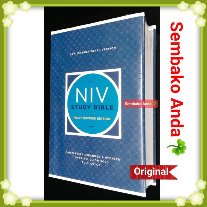 

NIV Study Bible. New International Version. Alkitab Edisi Studi Bahasa Inggris. English.