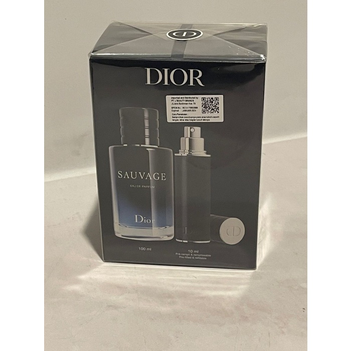 Parfum Dior Sauvage EDP 100ml + 10ml Set - Original Perfume
