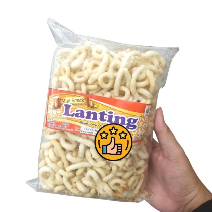 

OBRAL Lanting Vije Snack 250gr Makanan Ringan Renyah Krispi Cemilan EH559