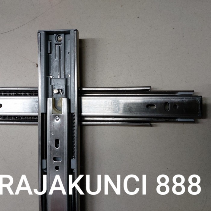 READY STOK Rel laci STAINLESS STEEL 304 60cm / Rel laci double track 60cm
