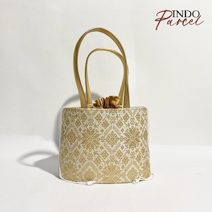 

party- INDOPARCEL - Tas Oval Songket Serut Tas Goodiebag Lebaran Idul Fitri