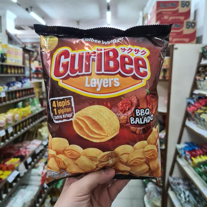 

PROMO SPECIAL MAKANAN RINGAN GURIBEE LAYERS BBQ BALADO 65 g PV325