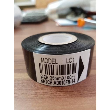 

party- 12pcs ribbon tape pita coding expired 25 x 100 LC1