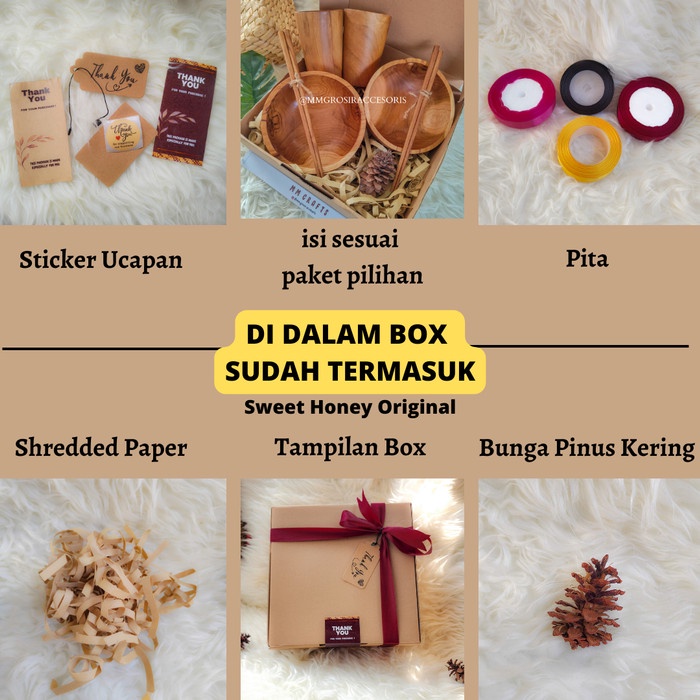 

party- Hampers kayu jati / Hampers Alat Makan / Wedding Gift