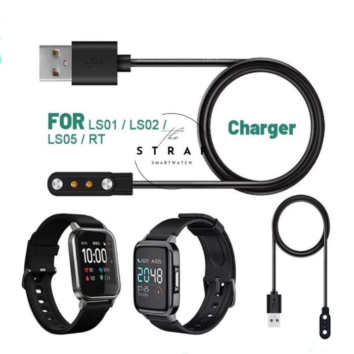 Kabel Usb Charger Xiaomi Haylou Solar LS01 LS02 LS05 Cable Smarttch Cable Charger USB Haylou *