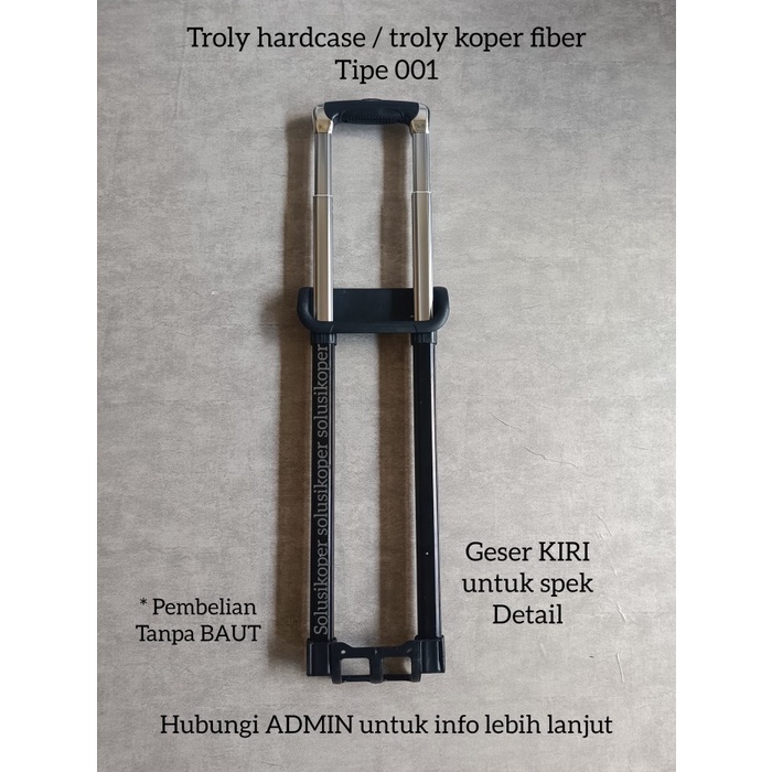 Troly Koper Fiber Troly Hardcase Troly Fiber Troly Pakaian Troly Fiber
