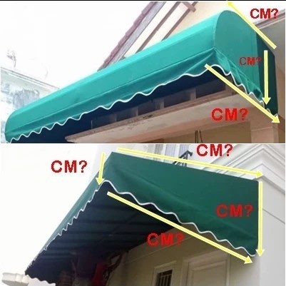 Best- Kanopi awning kain sunbrella custom ukuran dan warna harga permeter