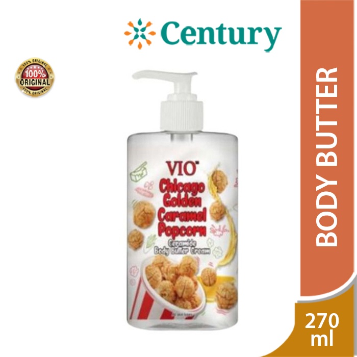VIO CHICAGO GOLDEN CARAMEL POPCORNE CERAMIDE BODY BUTTER CREAM 270ML