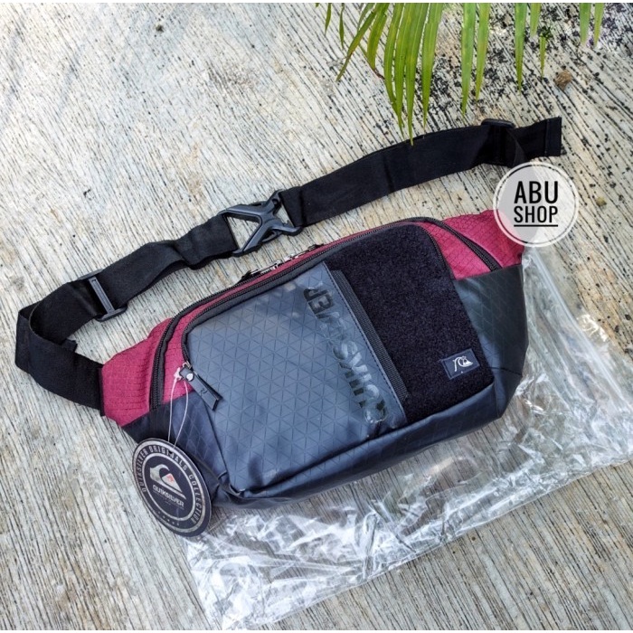 PROMO waistbag quiksilver waterproof mirror Original tas IMPORT