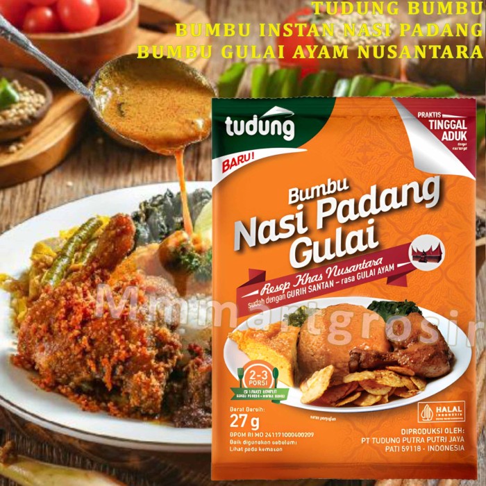 

IH907 Tudung / Bumbu Instan Nasi Padang / Bumbu Rasa Gulai Ayam / 27gr PROMO