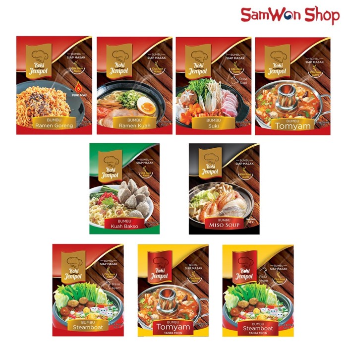 

EJ460 BUMBU KOKI JEMPOL - BUMBU MASAK INSTAN TANPA BAHAN PENGAWET OBRAL