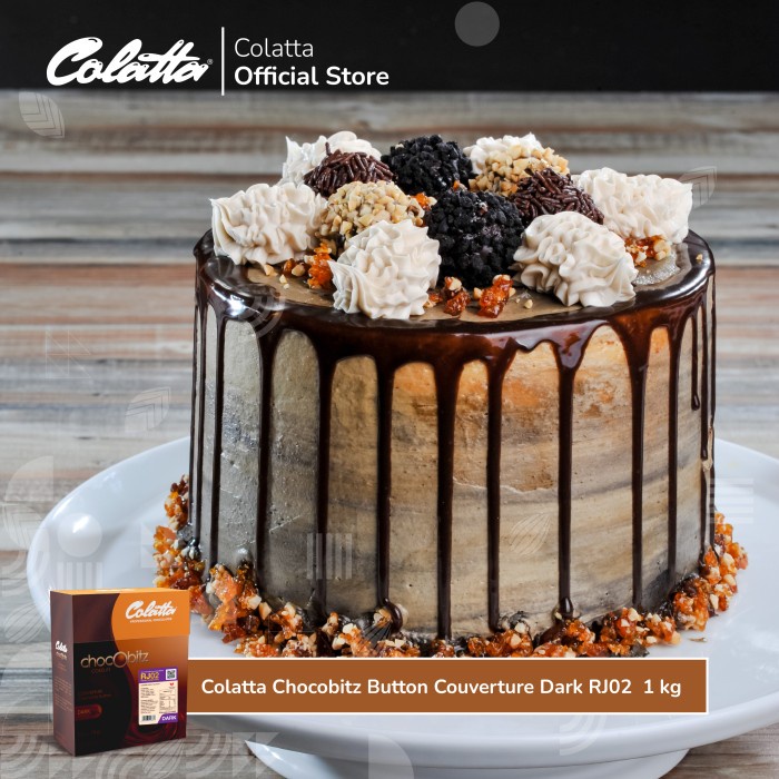 

Lezat- Colatta Chocobitz Button Couverture Dark RJ02 1Kg