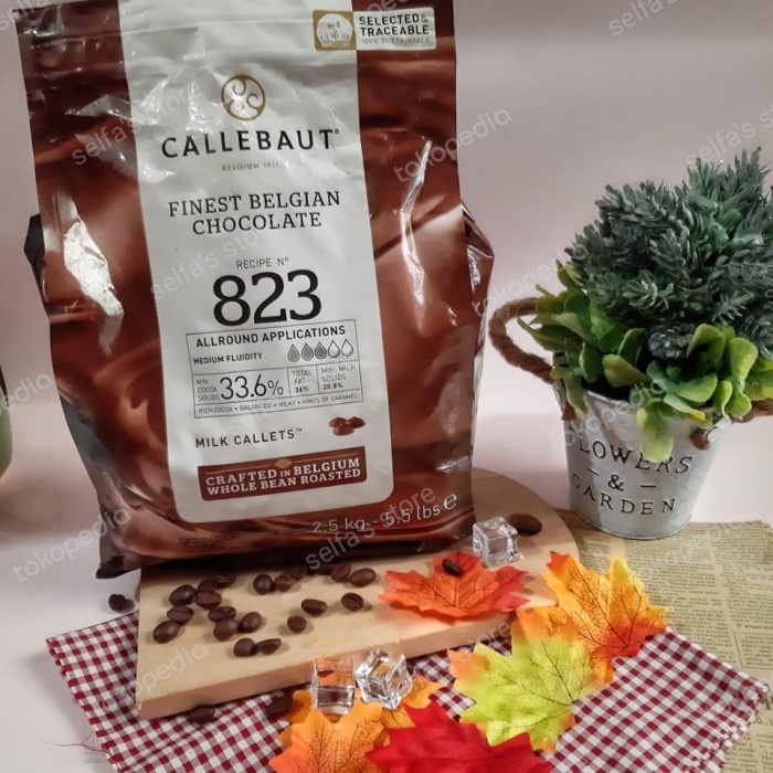 

Lezat- Callebaut Milk Chocolate 823 kemasan repack 250gr