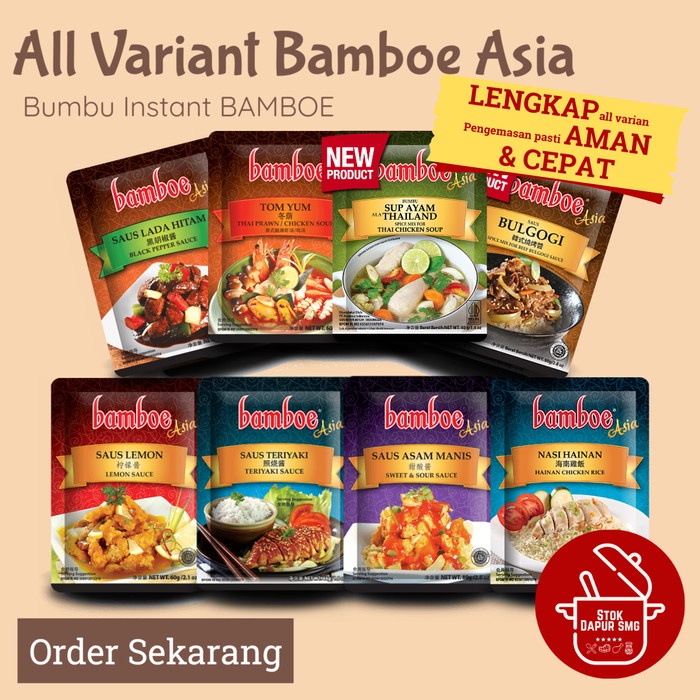 

CN636 Bumbu BAMBOE Asia Bumbu Instan All Varian Bumbu Dapur CUCI GUDANG