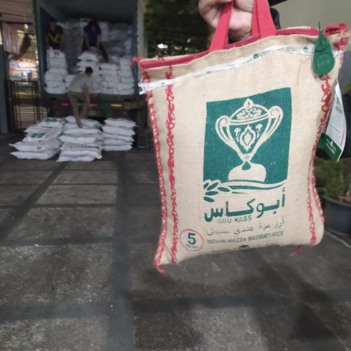 

Lezat- BERAS BASMATI ABUKASS 1kg Abu Kass rice abukas india arab asli abukhas