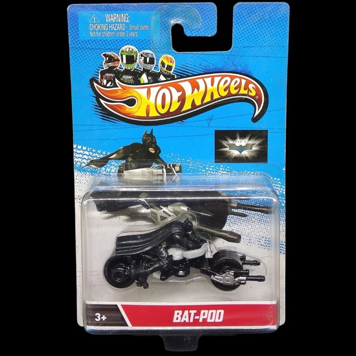 HOTWHEELS BATMAN BATPOD WITH FIGURE