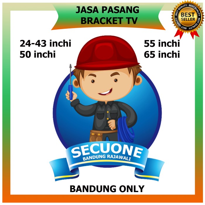 PREMIUM Jasa Pasang Bracket Led TV 24-43 - Bandung 65 inch