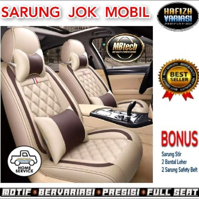 PREMIUM SARUNG JOK MOBIL 3 BARIS MBTECH BUSA 08
