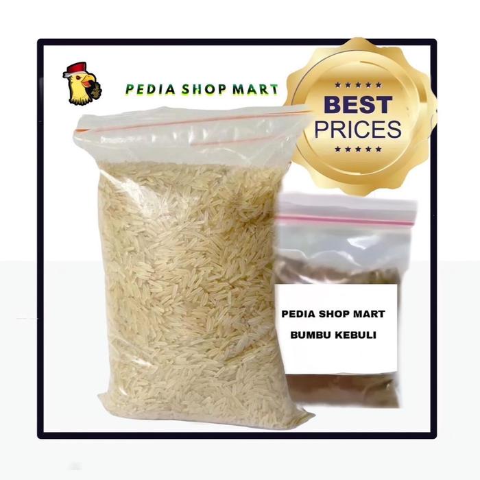 

LB475 Nasi Kebuli Beras Basmati 1kg Original Gratis dengan Bumbu Kebuli Instan Arabian Food Rice