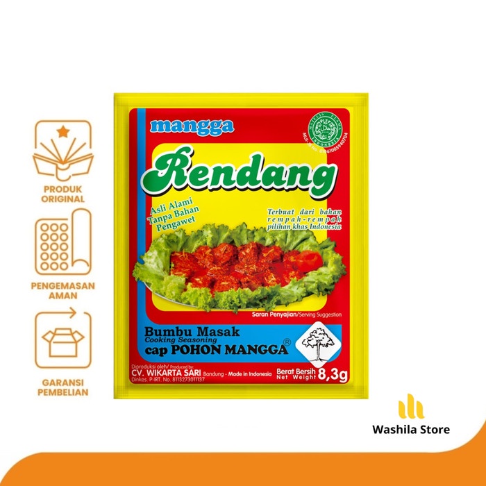 ZU752 Bumbu Rendang Instan Kemasan Hemat - Bumbu Masak Pohon Mangga SALE