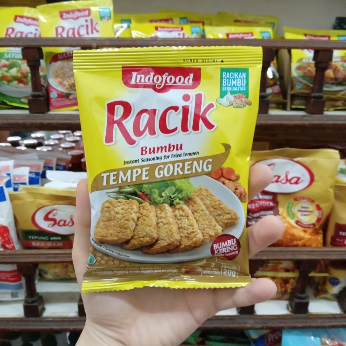 

SR532 INDOFOOD RACIK BUMBU INSTAN TEMPE GORENG 20g GRATIS ONGKIR