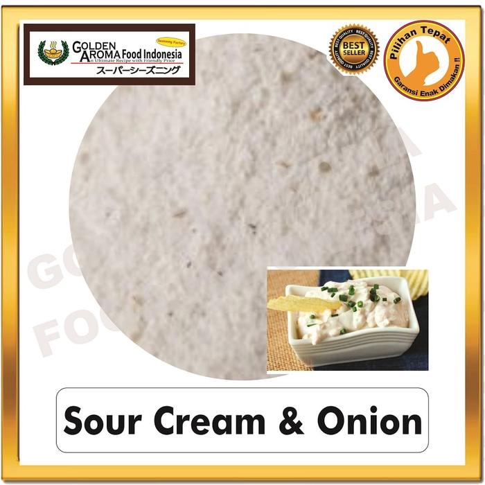 

PV374 Bubuk Tabur sour Cream and Onion Seasoning Powder 100gr Bumbu Serbaguna Rasa Krim asam dan