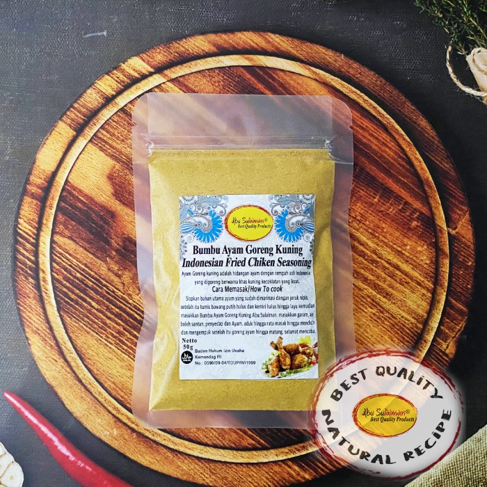 

HB376 Bumbu Ayam Goreng Kuning Instan / Instant Indonesian Fried Chicken DISKON