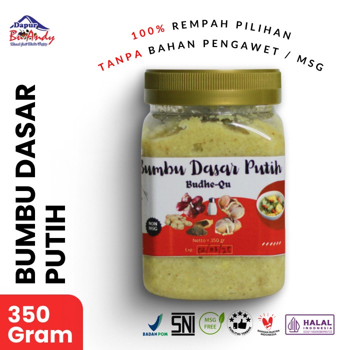

VP976 bumbu dasar putih, nonmsg, halal, bumbu ajaib, instan, ajaib, 350g TERBARU