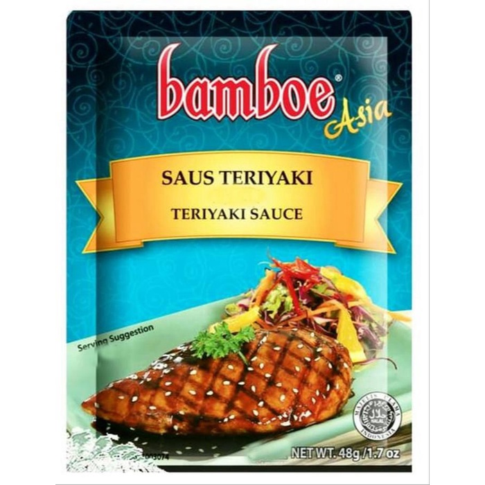 

KC456 Bumbu teriyaki instan bamboe 48 Gram bumbu instant FREE ONGKIR
