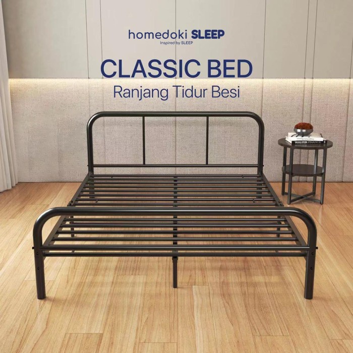 PREMIUM Homedoki Classicbed Series / Divan Besi / Dipan / Tempat Tidur Besi / 180x200