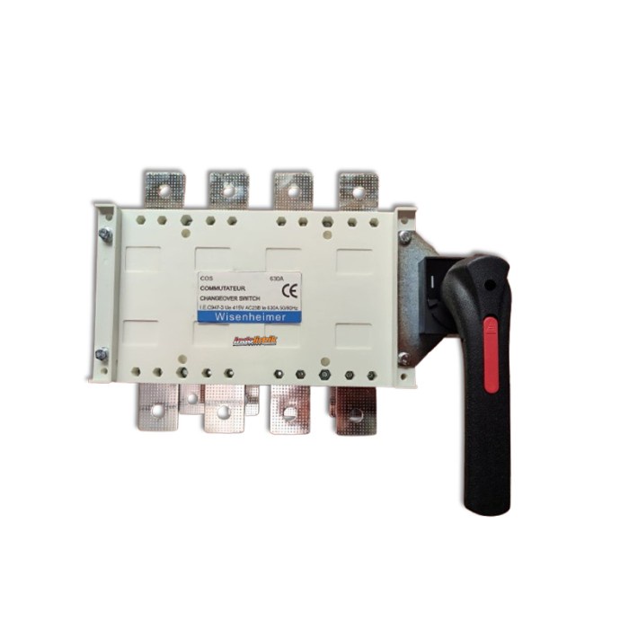 PREMIUM Change Over Switch 4P 630A COS Ohm Saklar Manual 630 Amper Wisenheimer