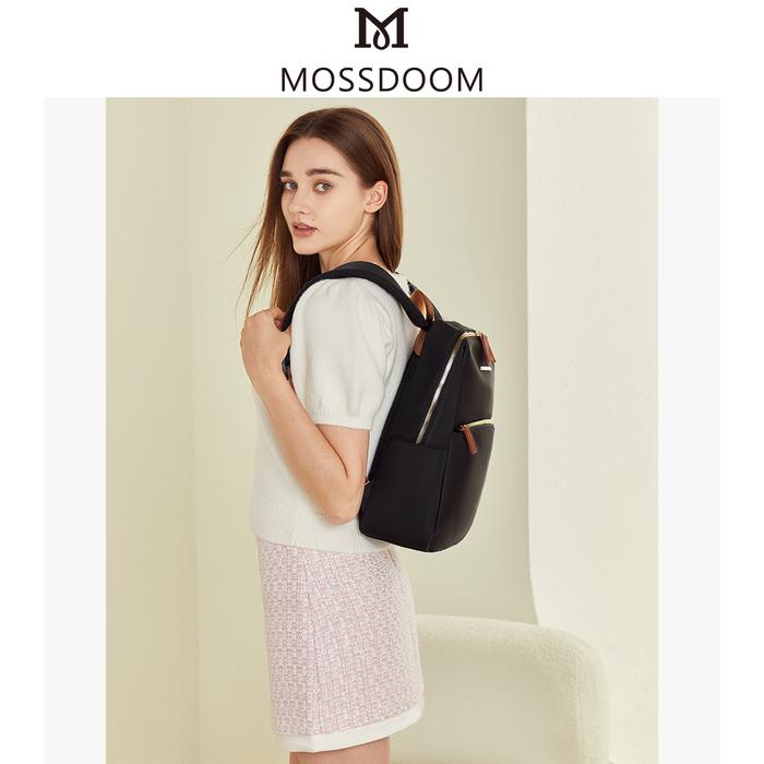 Mossdoom Tas Ransel Wanita Hugo Backpack Ransel Siswa Tas Ransel Multifungsi