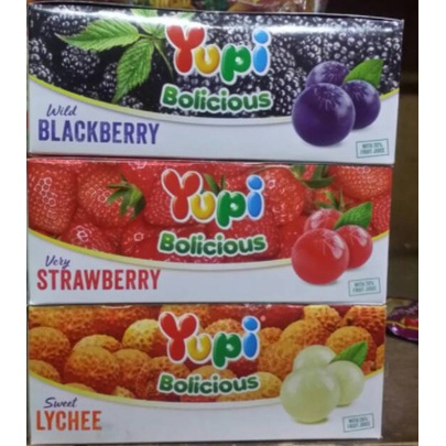 

Yupi Bolicious [5gram /12 box x24 pcs /1 karton ]