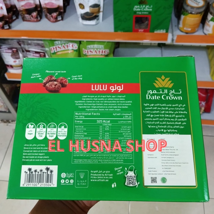 

Lezat- Kurma Lulu Date Crown 1kg Terbaru Premium Emirates Dates Asli Original