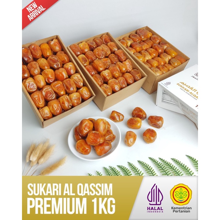 

Lezat- Castle Farms Kurma Sukari Premium Kemasan Dus 1 kg