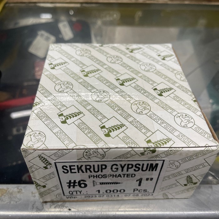 

Lezat- Sekrup Gypsum 1in isi 1000 LION SKRUP GIPSUM LION 1 inch 2,5cm TerMRH