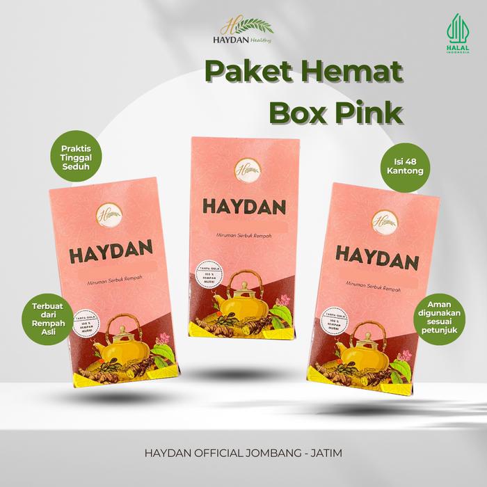 

Minuman Teh SR Haydan 3 Box Paket Hemat, 48x minum